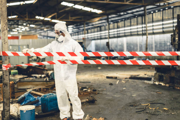 Professional Drug Lab Cleanup technician working in Millington, NJ
